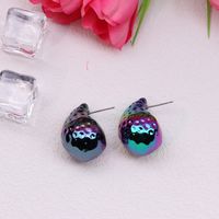 1 Pair IG Style Simple Style Water Droplets Arylic Ear Studs sku image 10