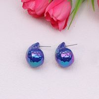 1 Pair IG Style Simple Style Water Droplets Arylic Ear Studs main image 7