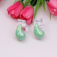 1 Pair IG Style Simple Style Water Droplets Arylic Ear Studs main image 6