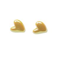 Cute Heart Shape Arylic Women's Ear Studs main image 6