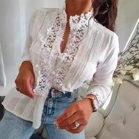 Women's Blouse Short Sleeve Blouses Sexy Solid Color main image 2