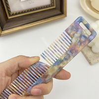 Women's Simple Style Classic Style Geometric Acetic Acid Sheets Stoving Varnish Hair Combs main image 2