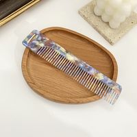 Women's Simple Style Classic Style Geometric Acetic Acid Sheets Stoving Varnish Hair Combs sku image 5