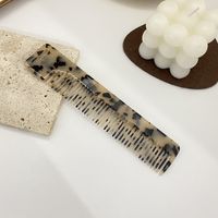 Women's Simple Style Classic Style Geometric Acetic Acid Sheets Stoving Varnish Hair Combs sku image 2