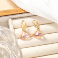 Copper Basic Plating Triangle Earrings sku image 2