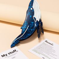 Women's Simple Style Classic Style Whale Acetic Acid Sheets Hair Claws main image 3