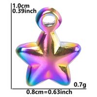1 Piece 304 Stainless Steel Gold Plated Waves Pendant sku image 2