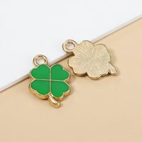 5 Pieces Alloy Gold Plated Color Block Pendant sku image 1