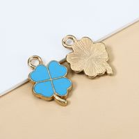 5 Pieces Alloy Gold Plated Color Block Pendant sku image 5