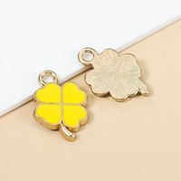 5 Pieces Alloy Gold Plated Color Block Pendant sku image 2