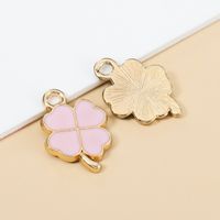 5 Pieces Alloy Gold Plated Color Block Pendant sku image 4