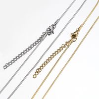 1 Piece 304 Stainless Steel Gold Plated Solid Color Chain main image 1