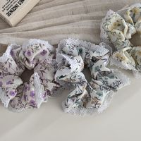 Women's Simple Style Ditsy Floral Lace Cloth Hair Tie main image 5