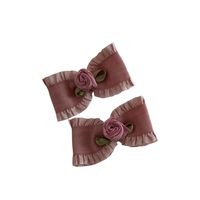 Women's Cute Rose Bow Knot Cloth Iron Hair Clip main image 6