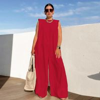 Classic Style Solid Color Polyester Jumpsuits main image 4