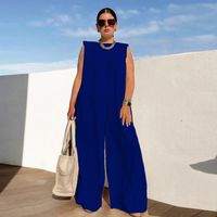 Classic Style Solid Color Polyester Jumpsuits main image 5