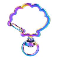 Cute Star Moon Heart Shape Alloy Plating Unisex Bag Pendant Keychain main image 5