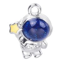 1 Piece 1.1*1.5CM Alloy Astronaut Star Pendant main image 4