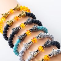 Howlite Simple Style Dragon Bracelets main image 1