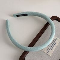 Women's Simple Style Solid Color Cloth Hair Band sku image 2