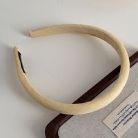 Women's Simple Style Solid Color Cloth Hair Band sku image 1
