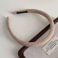 Women's Simple Style Solid Color Cloth Hair Band sku image 3