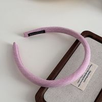Women's Simple Style Solid Color Cloth Hair Band sku image 7