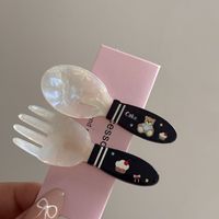 Women's Cute Grape Watermelon Plastic Resin Handmade Hair Clip sku image 11