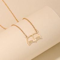 Lady Book Alloy Plating Women's Pendant Necklace main image 1