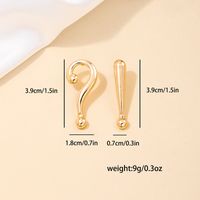 Simple Style Geometric Zinc Alloy Plating Women's Earrings main image 2