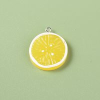 1 Piece 2.2*4cm 2.5cm Resin Lemon Orange Pendant sku image 1