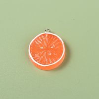 1 Piece 2.2*4cm 2.5cm Resin Lemon Orange Pendant sku image 3
