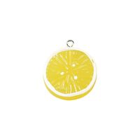 1 Piece 2.2*4cm 2.5cm Resin Lemon Orange Pendant main image 2