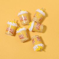 1 Stück 18*24mm Harz Popcorn-Becher Anhänger main image 1