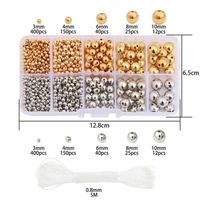 1 Set Diameter 4mm Diameter 6 Mm Diameter 8mm CCB Round Solid Color Beads sku image 4