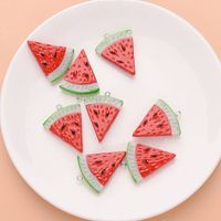 1 Piece 2.8*3.5cm Resin Watermelon Pendant main image 4