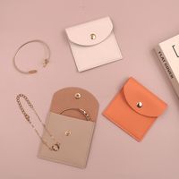 Casual Elegant Solid Color Microfiber Jewelry Packaging Bags main image 3