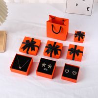 Casual Elegant Color Block Bow Knot Paper Jewelry Packaging Bags Jewelry Boxes main image 1