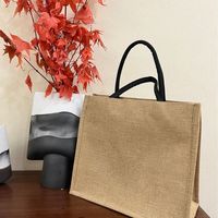 Women's Medium Fabric Letter Fruit Butterfly Basic Square Magnetic Buckle Tote Bag main image 5