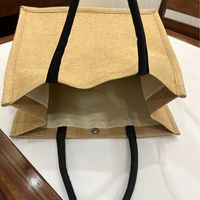 Women's Medium Fabric Letter Fruit Butterfly Basic Square Magnetic Buckle Tote Bag main image 3
