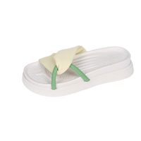 Mujeres Casual Vacaciones Color Sólido Punta Redonda Zapatillas De Diapositivas sku image 11