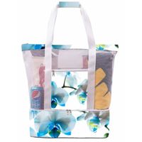 Unisex Large Polyester Net Underwater World Vacation Classic Style Zipper Insulated Bag sku image 18