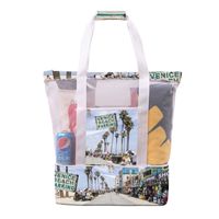 Unisex Large Polyester Net Underwater World Vacation Classic Style Zipper Insulated Bag sku image 24