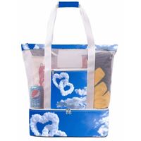 Unisex Large Polyester Net Underwater World Vacation Classic Style Zipper Insulated Bag sku image 17