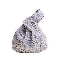 Women's Small Sequin Solid Color Vintage Style Classic Style Sequins Open Evening Bag sku image 5