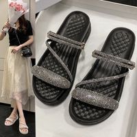 Women's Casual Vacation Solid Color Round Toe Platform Sandals main image 1