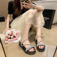 Women's Casual Vacation Solid Color Round Toe Platform Sandals main image 5