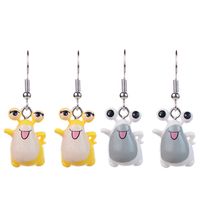 Cartoon Style Frog Plastic Resin Women's Earrings main image 5