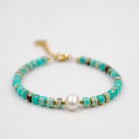 Simple Style Geometric Agate Artificial Pearls Women's Bracelets main image 1