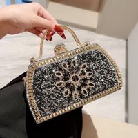 Rhinestone Solid Color Square Evening Bags main image 5